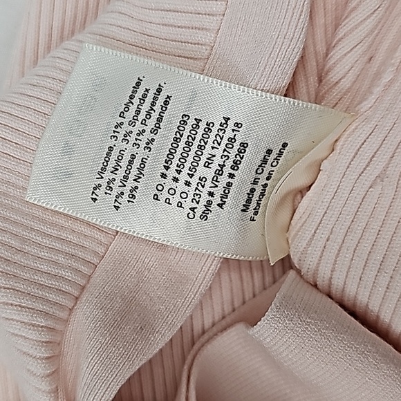 🌞Aritzia Wilfred Elouan Front Tie Kniy Top Size M Blush - Picture 8 of 8